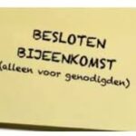 Besloten bijeenkomst