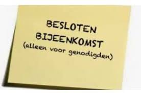 Besloten bijeenkomst